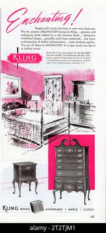 Vintage 'Good Housekeeping' Magazine numéro de novembre 1953, États-Unis Banque D'Images