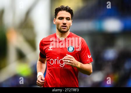 Peterborough, Royaume-Uni. 21 octobre 2023.Luke Leahy (10 Wycombe Wanderers) lors du match Sky Bet League 1 entre Peterborough et Wycombe Wanderers à London Road, Peterborough le samedi 21 octobre 2023. (Photo : Kevin Hodgson | MI News) crédit : MI News & Sport / Alamy Live News Banque D'Images