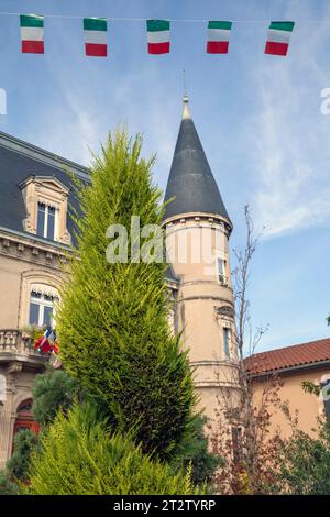 La mairie de Bourgoin-Jallieu, Bourgoin-Jallieu, France. Banque D'Images