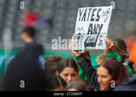 Swansea, Royaume-Uni. 21 octobre 2023. Supporters de Swansea City à temps plein lors du Sky Bet Championship Match Swansea City vs Leicester City au Swansea.com Stadium, Swansea, Royaume-Uni, le 21 octobre 2023 (photo de Craig Anthony/News Images) à Swansea, Royaume-Uni le 10/21/2023. (Photo Craig Anthony/News Images/Sipa USA) crédit : SIPA USA/Alamy Live News Banque D'Images