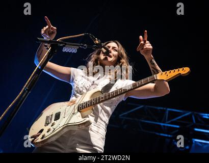 Larkin Poe, Glasgow O2 Academy, 18 octobre 2023 Banque D'Images