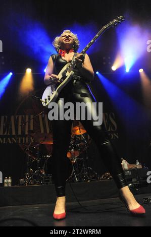 Manchester, Royaume-Uni. 21 octobre 2023, Samantha Fish avec Jesse Drayton, 02 Ritz, Manchester, Royaume-Uni. Crédit photo : David Bronstein/ Alamy Live News Banque D'Images