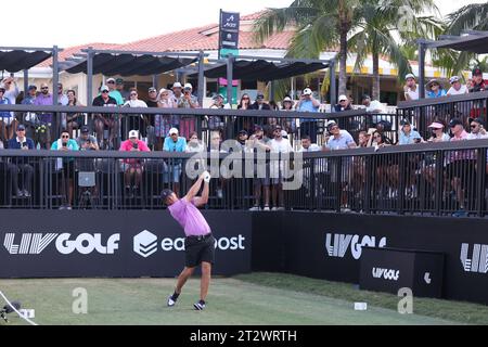 Miami, Floride, États-Unis. 21 octobre 2023. Talor Gooch au championnat par équipe LIV Golf au Trump National Doral à Miami, Floride, le 21 octobre 2023. Crédit : Mpi34/Media Punch/Alamy Live News Banque D'Images