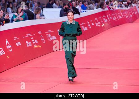 21 octobre 2023, Rome, RM, Italie : Juliette Binoche assiste au tapis rouge du film ''la passion de Dodin Bouffant'' lors de la quatrième soirée de la dix-huitième édition du Festival du film de Rome. (Image de crédit : © Matteo Nardone/Pacific Press via ZUMA Press Wire) USAGE ÉDITORIAL SEULEMENT! Non destiné à UN USAGE commercial ! Banque D'Images