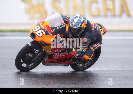 Melbourne, Australie. 22 octobre 2023. Daniel Holgado sur le Red Bull lors du MotoGP3 Guru by Gryfyn Australian Motorcycle Grand Prix à Philip Island, Australie le 22 octobre 2023. Photo de Richard Nicholson. Usage éditorial uniquement, licence requise pour un usage commercial. Aucune utilisation dans les Paris, les jeux ou les publications d'un seul club/ligue/joueur. Crédit : UK Sports pics Ltd/Alamy Live News Banque D'Images