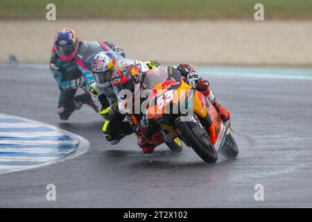 Melbourne, Australie. 22 octobre 2023. Deniz a été en tête du MotoGP3 Guru by Gryfyn Australian Motorcycle Grand Prix à Philip Island, Australie le 22 octobre 2023. Photo de Richard Nicholson. Usage éditorial uniquement, licence requise pour un usage commercial. Aucune utilisation dans les Paris, les jeux ou les publications d'un seul club/ligue/joueur. Crédit : UK Sports pics Ltd/Alamy Live News Banque D'Images