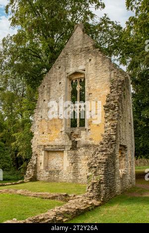 Ruines de Minster Lovell Hall, Minster Riding, Oxfordshire, Angleterre Banque D'Images