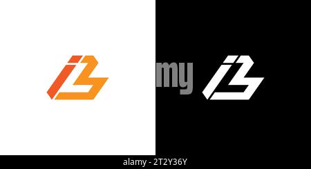 Il logo, il Monogram, initial il logo, lettre il logo espace négatif, icône, vecteur Illustration de Vecteur