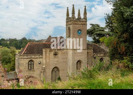 Chapelle de St Mary Magdalene, Guys Cliffe House, Warwick, Warwickshire, Angleterre Banque D'Images
