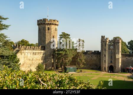 Le Château de Warwick, Warwick, Warwickshire, Angleterre Banque D'Images