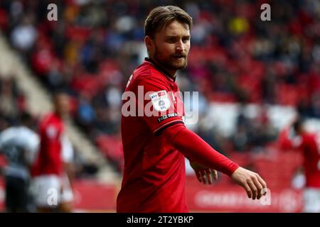 Alfie May de Charlton Athletic lors du match de Sky Bet League 1 entre Charlton Athletic et Reading at the Valley, Londres le samedi 21 octobre 2023. (Photo : Tom West | MI News) Banque D'Images