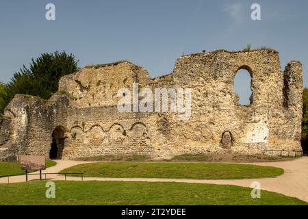 Ruines de l'abbaye de Reading, Reading, Berkshire, Angleterre Banque D'Images