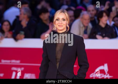 Rome, Italie. 21 octobre 2023. Sara Drago assiste au tapis rouge du film 'Palazzina LAF' lors de la quatrième soirée de la dix-huitième édition du Festival du film de Rome, le 21 octobre 2023 (photo de Matteo Nardone/Pacific Press/Sipa USA) crédit : SIPA USA/Alamy Live News Banque D'Images