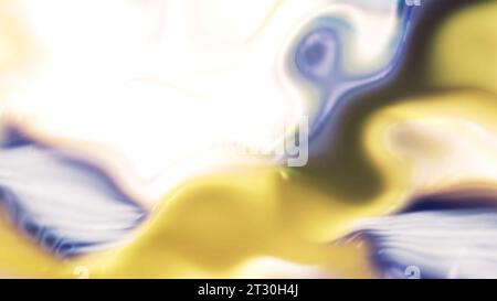 Fond coloré avec des taches mobiles et des lignes clignotantes d'électricité. Mouvement. Taches colorées lumineuses d'énergie de plasma avec des impulsions de jeu. Électrique Banque D'Images