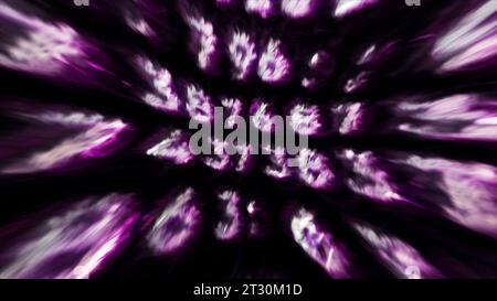 Code jaune et rouge. Mouvement. Nombres illuminés écrits faits dans un ordre aléatoire dans l'animation. Banque D'Images