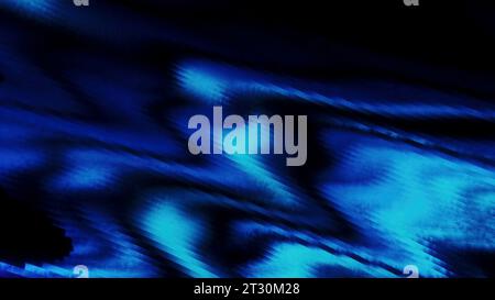 Taches bleues et violettes. Mouvement. Des taches lumineuses comme de la fumée faite en abstraction pulvérisée sur tout l'écran. Banque D'Images