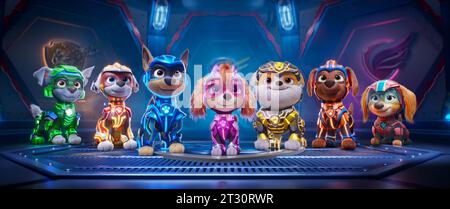 PAW PATROL le film puissant PAW PATROL Pups Banque D'Images