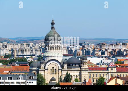 Dormition de la mère de Dieu Cathédrale Métropolitaine de Cluj-Napoca (Roumanie) Banque D'Images