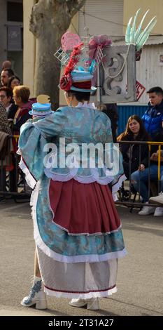 Carnaval d'hiver dans la ville de Manchego Banque D'Images