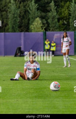 Florence, Italie, 22 octobre 2023 : Sara Gama (Juventus 3) lors du match de Serie A Women League entre Fiorentina Women et Juventus Women au Viola Park à Florence, Italie. (/SPP) crédit : SPP Sport Press photo. /Alamy Live News Banque D'Images