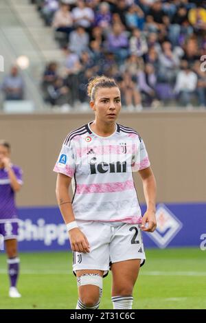 Florence, Italie. 22 octobre 2023. Florence, Italie, 22 octobre 2023 : Arianna Caruso (21 Juventus) lors du match de Serie A Women League entre Fiorentina Women et Juventus Women au Viola Park à Florence, Italie. (Sara Esposito/SPP) crédit : SPP Sport Press photo. /Alamy Live News Banque D'Images