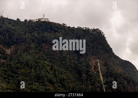 Église au sommet de la colline de Monserrate à Bogota, Colombie Banque D'Images