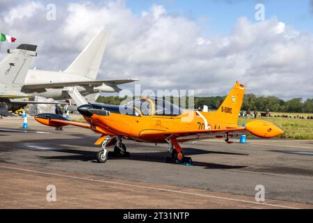 SIAI-Marchetti SF.260, exposé statique au Royal International Air Tattoo 2023. Banque D'Images