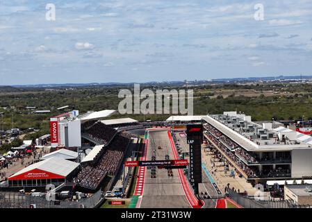 Austin, États-Unis. 22 octobre 2023. Le début de la course. 22.10.2023. Formula 1 World Championship, Rd 19, United States Grand Prix, Austin, Texas, USA, Race Day. Le crédit photo doit se lire : XPB/Press Association Images. Crédit : XPB Images Ltd/Alamy Live News Banque D'Images