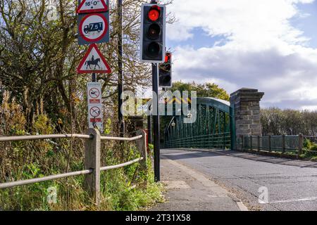 Fatfield Bridge over the River Wear à Washington, Royaume-Uni Banque D'Images