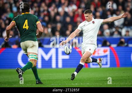 Saint-Denis, France, France. 21 octobre 2023. Owen FARRELL d'Angleterre lors de la coupe du monde 2023, match de demi-finale entre l'Angleterre et l'Afrique du Sud au Stade de France le 21 octobre 2023 à Saint-Denis près de Paris, France. (Image de crédit : © Matthieu Mirville/ZUMA Press Wire) USAGE ÉDITORIAL SEULEMENT! Non destiné à UN USAGE commercial ! Banque D'Images