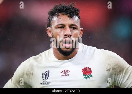 Saint-Denis, France, France. 21 octobre 2023. Courtney LAWES d'Angleterre lors de la coupe du monde 2023, match de demi-finale entre l'Angleterre et l'Afrique du Sud au Stade de France le 21 octobre 2023 à Saint-Denis près de Paris. (Image de crédit : © Matthieu Mirville/ZUMA Press Wire) USAGE ÉDITORIAL SEULEMENT! Non destiné à UN USAGE commercial ! Banque D'Images