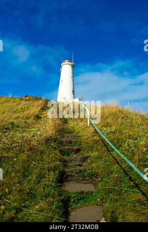 Plus ancien phare en Islande Banque D'Images