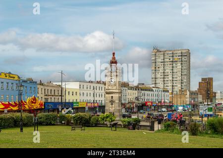 The Clock Tower, Margate, Kent, Angleterre Banque D'Images