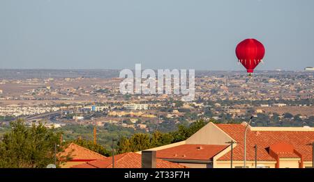 Fiesta internationale de montgolfières à Albuquerque, Nouveau-Mexique. Banque D'Images
