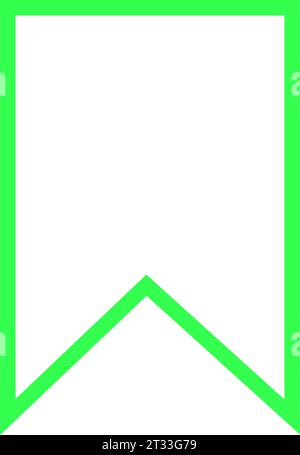 icône de signet ou logo dans le style de ligne. Signe et symbole de haute qualité sur fond blanc. Illustration de Vecteur