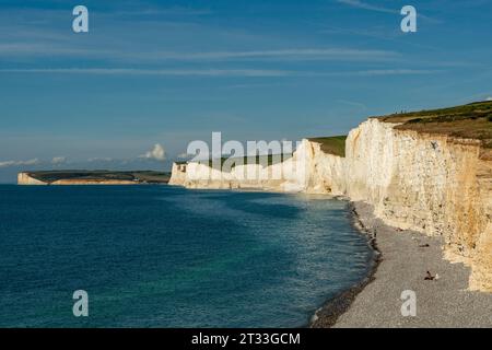 Seven Sisters Cliffs, Birling Gap, East Sussex, Angleterre Banque D'Images
