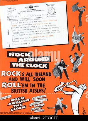 BILL HALEY et SES COMÈTES dans ROCK AROUND THE CLOCK 1956 réalisateur FRED F. SEARS producteur Sam Katzman Clover Productions / Columbia Pictures Banque D'Images