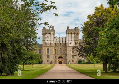 The long Walk Entrance, Windsor Castle, Windsor, Berkshire, Angleterre Banque D'Images