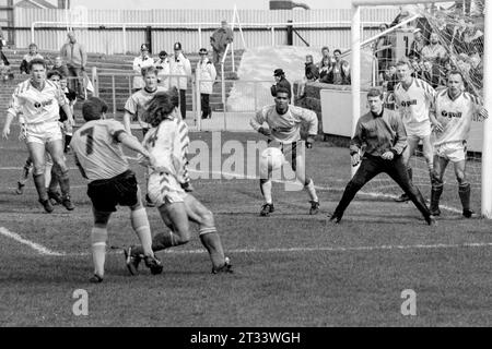 Hartlepool United contre Northampton Town 1991 Banque D'Images