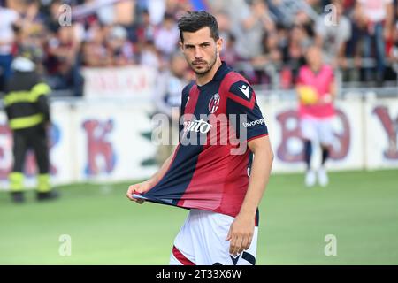 Bologne, Italie. 22 octobre 2023. Remo Freuler (Bologna FC) lors du match de Bologne FC vs Frosinone Calcio, football italien Serie A à Bologne, Italie, octobre 22 2023 crédit : Agence de photo indépendante/Alamy Live News Banque D'Images