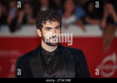 Rome, Italie. 22 octobre 2023. Andrea Di Luigi assiste au tapis rouge du film “Nuovo Olimpo” au Festival du film de Rome 2023 à l’Auditorium Parco della Musica, le 22 octobre 2023. (Photo de Gennaro Leonardi/Pacific Press) crédit : Pacific Press Media production Corp./Alamy Live News Banque D'Images