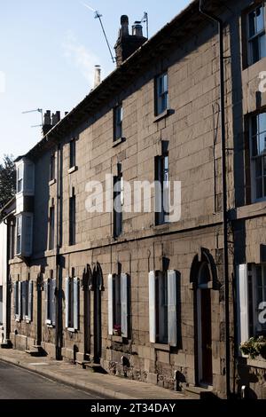 Maisons dans les Butts, Warwick, Warwickshire, Angleterre, Royaume-Uni Banque D'Images