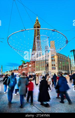 L'événement annuel Lightpool à Blackpool illuminaion Banque D'Images