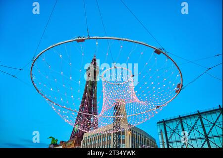 L'événement annuel Lightpool à Blackpool illuminaion Banque D'Images