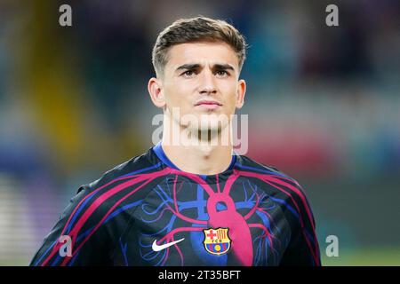 Barcelone, Espagne. 22 octobre 2023. Lors du match de la Liga EA Sports entre le FC Barcelone et l'Athletic Club joué au stade Lluis Companys le 22 octobre 2023 à Barcelone, Espagne. (Photo de Sergio Ruiz/PRESSINPHOTO) crédit : PRESSINPHOTO SPORTS AGENCY/Alamy Live News Banque D'Images