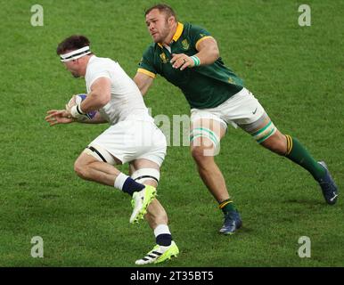 Saint Denis, France. 21 octobre 2023. Demi-finale entre l'Angleterre et l'Afrique du Sud de la coupe du monde de Rugby 2023 crédit : Mickael Chavet/Alamy Live News Banque D'Images