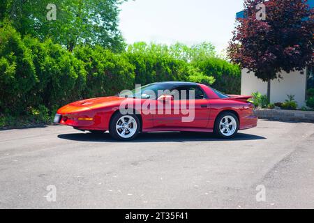 Pontiac Trans - AM 1994 sur chaussée. Banque D'Images