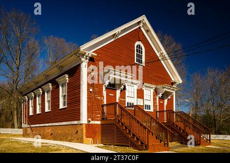 Forestdale School House Forestdale Mill Village Historic District   Burrillville, Rhode Island, États-Unis Banque D'Images