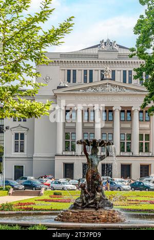 Opéra national historique de Riga, Lettonie Banque D'Images