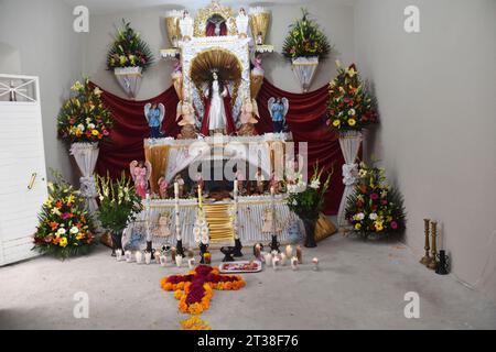 Jour des morts à Huaquechula, Puebla, Mexique Banque D'Images